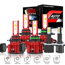 For GMC Yukon XL 1500 2500 2000-2006 LED Headlight High/Low Fog Light Bulbs Kit