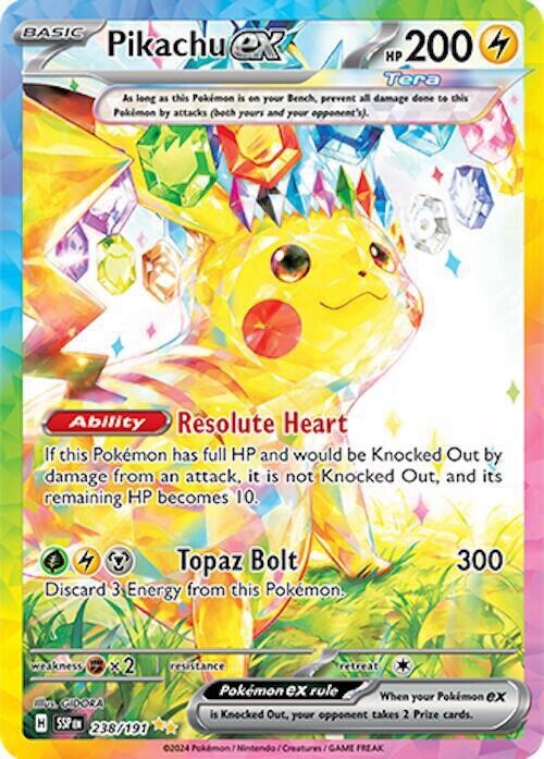 Pikachu ex 238/191 Sv08: Surging Sparks Holo | eBay Pikachu ex 238/191 Sv08: Surging Sparks Holo | eBay