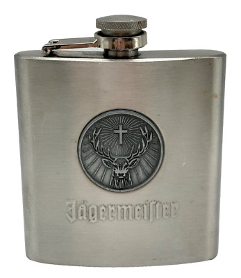 Jägermeister Elk Cross Stainless Steel Liquor Flask, Unique