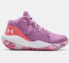 Under Armour Unisex Youth GS School Jet '21 Basketball Shoes Purple 3024794 005