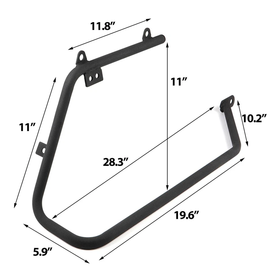 Hard Saddlebag Conversion Brackets mount Kit For 04-14 Harley Davidson Sportster - Image 4 of 4