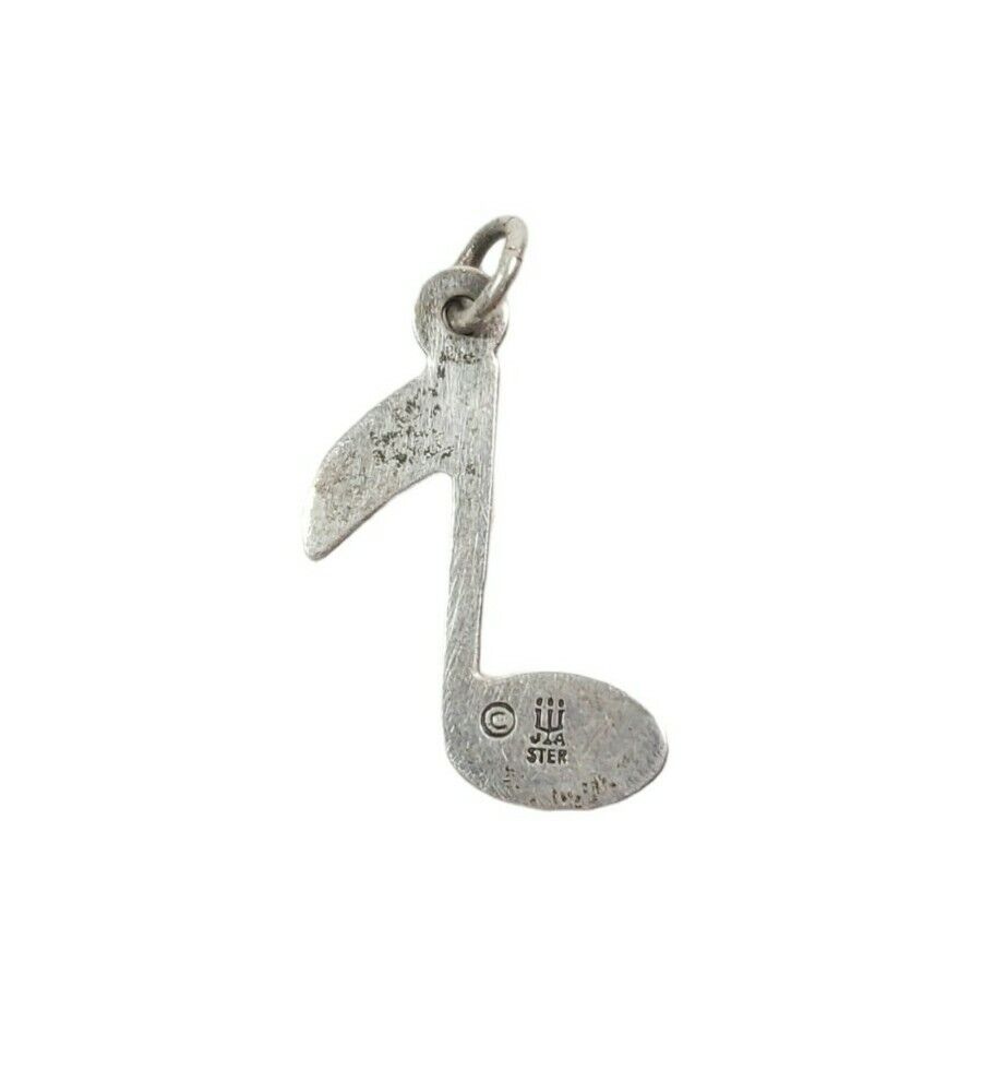 James Avery Retired Sterling Silver Musical Note … - image 2