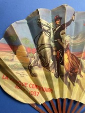 EVENTAIL PUBLICITAIRE 9 brins - AMER PICON - 1937 - PIKINA apéritif familial