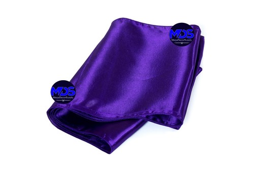 10 Cadbury Purple Satin Table Runner 12" X 108" Wedding B'day Party Table décor - Picture 5 of 6