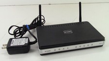 D-Link DIR-615 4Ports 10/100 N300 Wireless N Router w/PwrCord  Cable - WORKS 