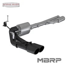 MBRP 3" PRE AXLE DUAL BLACK EXHAUST FOR 19-25 SILVERADO SIERRA 1500 5.3L 4.3L