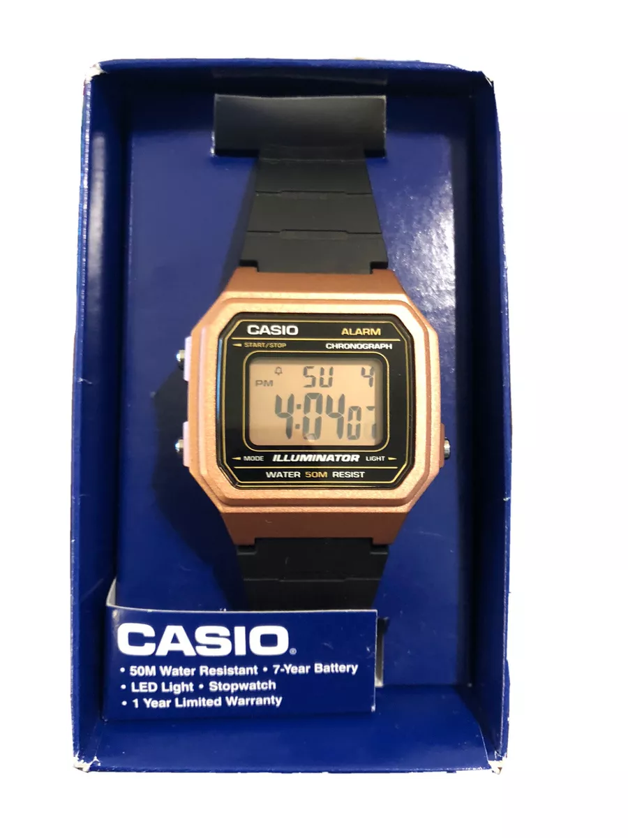 Casio W217HM 5ATC Chronograph Watch Alarm Illuminator Digital Free Shipping