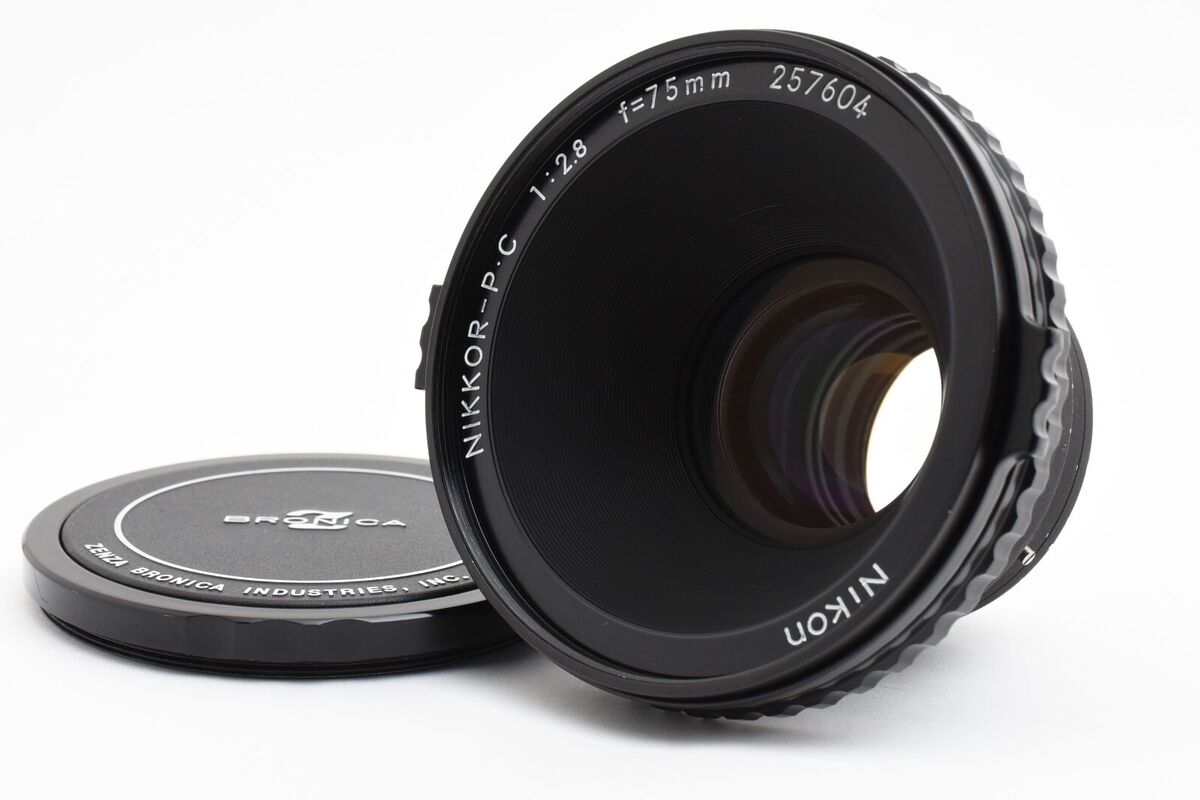 Nikon Nikkor-P.C 75mm f/2.8 MF Lens For Bronica S S2 EC Nikon Nikkor-P.C 75mm f/2.8 MF Lens For Bronica S S2 EC