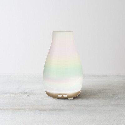 Ellia Blossom Ultrasonic Aroma Diffuser by Homedics in Iridescent, New in box