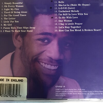RARE UK IMPORT !! AL GREEN /Simply Beautiful: the Love Songs.CD