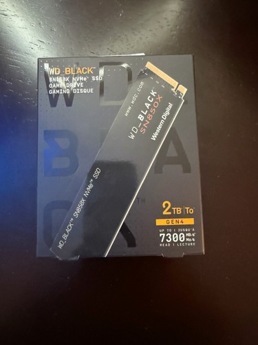 WD Black SN850X 2TB Internal M.2 2280 NVME PCI Express (WDS200T2XHE) SSD