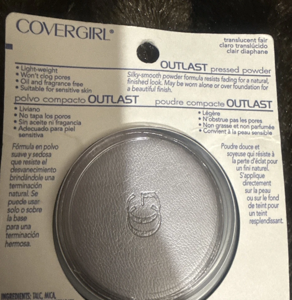CoverGirl Outlast Pressed Powder #600 Translucent Fair FACTORY SEALED - Image 4 of 4