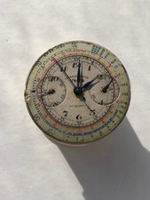 Vetta Ermetico Valjoux 22 Chronograph Original Dial Movement Not Working