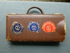 Vintage 1950s CLARINET PEDLER Elkart IN Original Case Mouth Piece Missing E24836