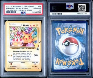Birthday Pikachu Psa 10 | eBay