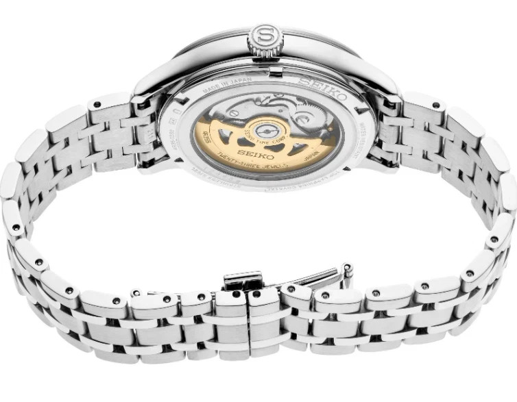 Seiko Presage Automatic Light Blue Stainless Steel Men’s Watch SRPF53 image 2