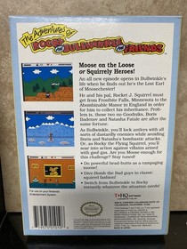 The Adventures of Rocky Bullwinkle and Friends Nintendo NES Complete CIB