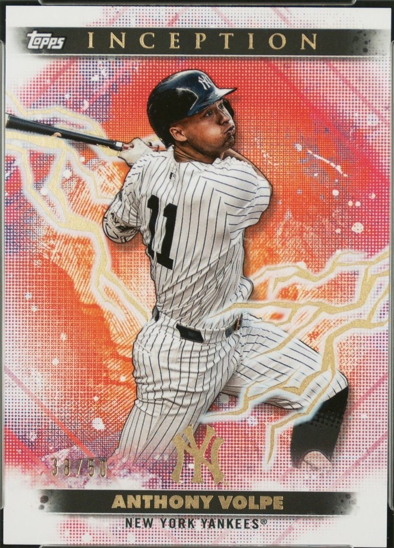 2024 Topps Inception - Anthony Volpe #63 Gold Electricity /50 for sale ...