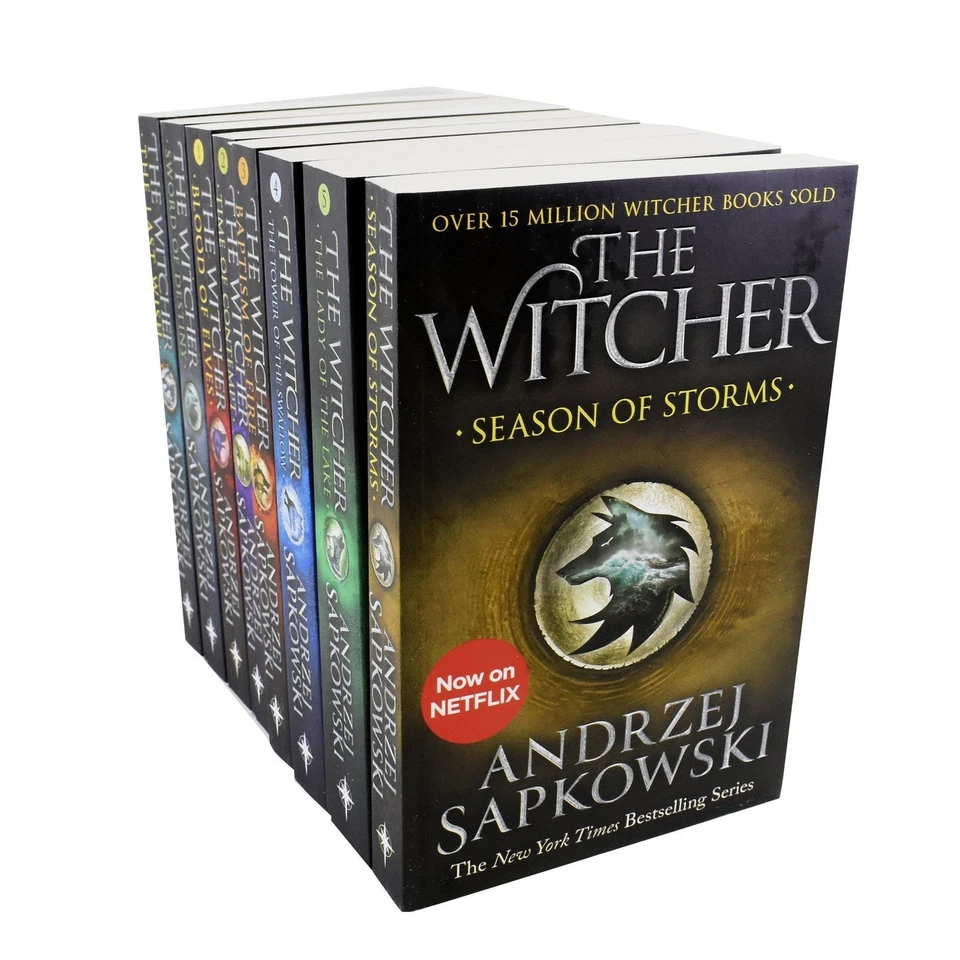 Witcher Complete Series By Andrzej Sapkowski 8 Books Box Set - Fiction - PB - Image 2 of 4