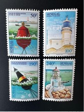 Senegal 1998 Mi. 1567-1570 Lighthouses and Sea Sign