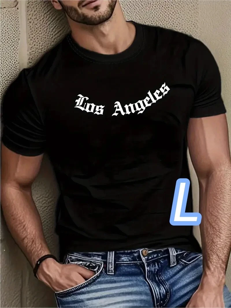 Quick Dry Dry T Black Size L Los Angeles Breathable Size Adult Black T