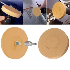 3.5" Car Decal Remover Eraser Wheel Tool For Drill Adhesive Pinstripe Sticker