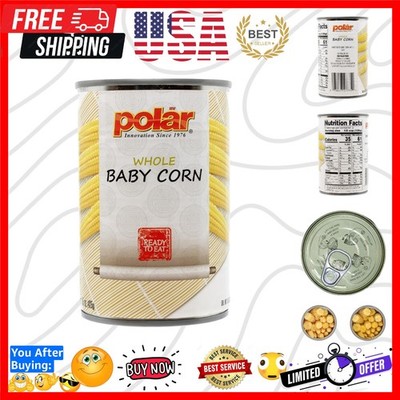 Canned Vegetables, Whole Baby Corn, 15-Ounce Pack of 12
