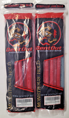 2 Packs of Monstrous Red PDR Glue Sticks (10 Pack) 20 Total