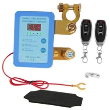 12v/24v 240A Kill Switch for Car Anti Theft Remote Battery Disconnect Switch 