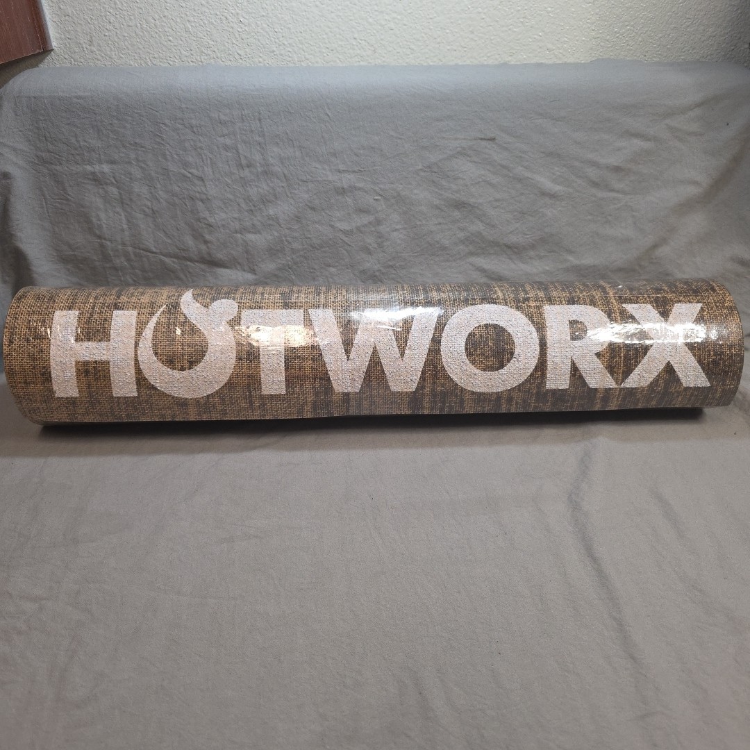 Hotworx Yoga Mat Brown Hemp Fiber 72