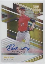 2020 Elite Extra Edition Status Gold Die-Cut Signatures 4/10 Beck Way Auto 0b2