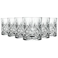 Crystal Melodia Whisky Glasses - 340ml - Pack of 6