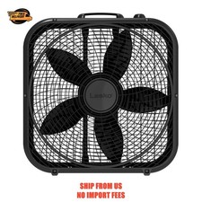 Lasko 20 Cool Colors Classic Box Fan with Wea...