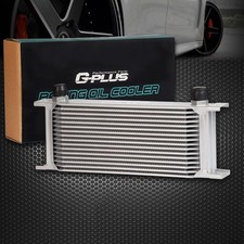 16 Row Universal AN10-10AN Oil Cooler Engine Transmission Racing Silver Aluminum