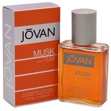 Jovan Musk Aftershave by Jovan cologne for men 4.0 / 4 oz New in Box