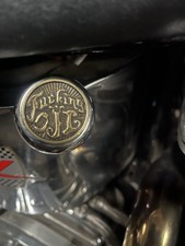 F..ing Oil  Harley Davidson Sportster  Oil Tank custom Dipstick Brass Dot