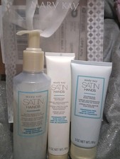 Mary Kay SATIN HANDS PAMPERING SET OF 3 Fragrance Free Full Size
