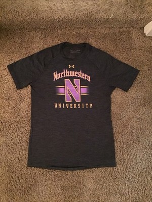 Under Armour Northwestern University  Football Shirt Loose Fit Size Small