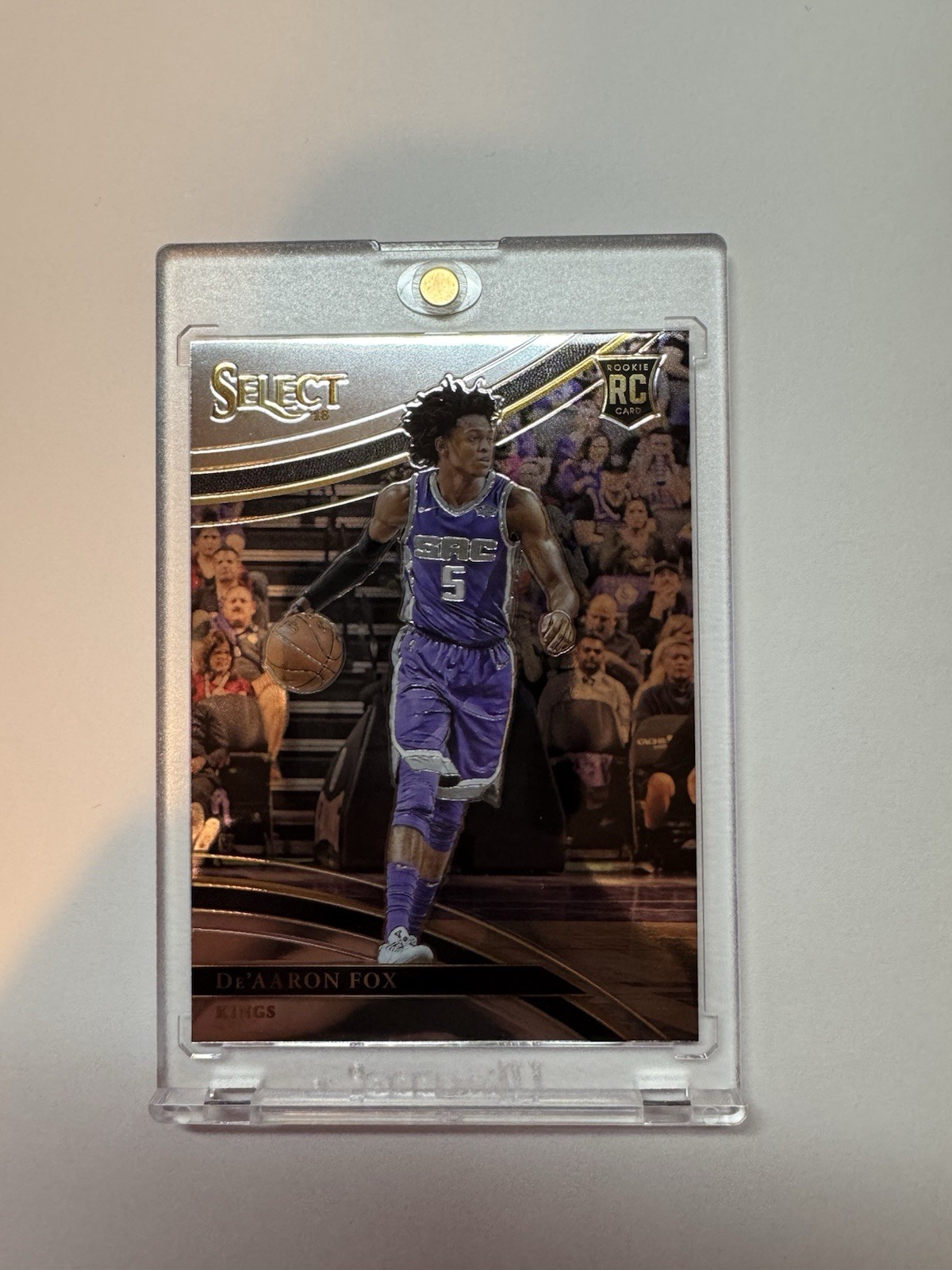 De'Aaron Fox 2017 Panini Select #217 Rookie RC Courtside