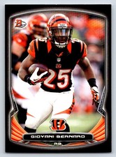 2014 Bowman 92 Giovani Bernard Veterans Black   Cincinnati Bengals Football Card