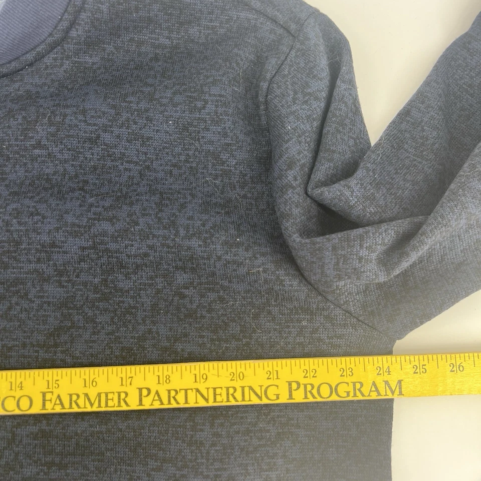 防水品牌男式夹克 XL 蓝色全拉链运动衫风格柔软 — 第 4/4 张图片