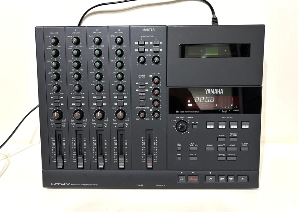Yamaha MT4X Multitrack Cassette Tape Recorder With Bag From Japan - Image 2 of 4