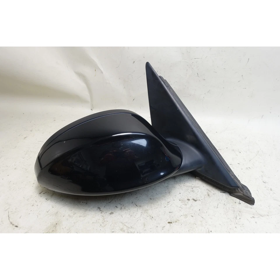 06–08 宝马 E90 E91 3 系列右外置电源折叠镜黑色蓝宝石原始设备制造商 — 第 3/4 张图片