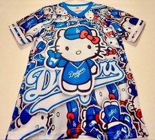 Hello Kitty 50th Anniversary   Dodgers Collaboration   Uniform Size XS