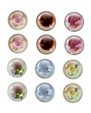 Eye Chips Retina for 12" Blythe Doll Set 6 Pairs Thin Glass Accessories Toy Gift