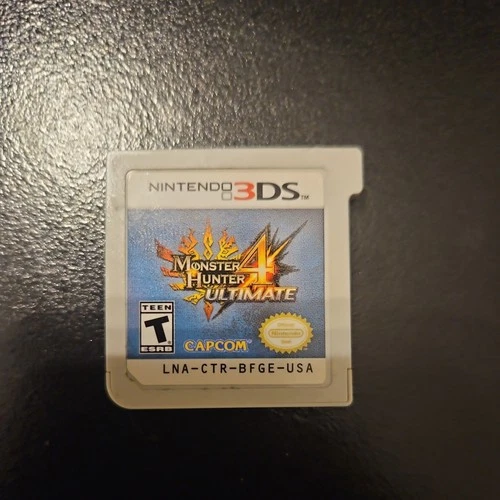 Monster Hunter 4 Ultimate GAME CARTRIDGE ONLY Nintendo 3DS 2015 + FREE SHIPPING