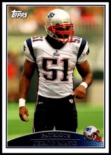 2009 Jerod Mayo Topps FOOTBALL #254 New England Patriots