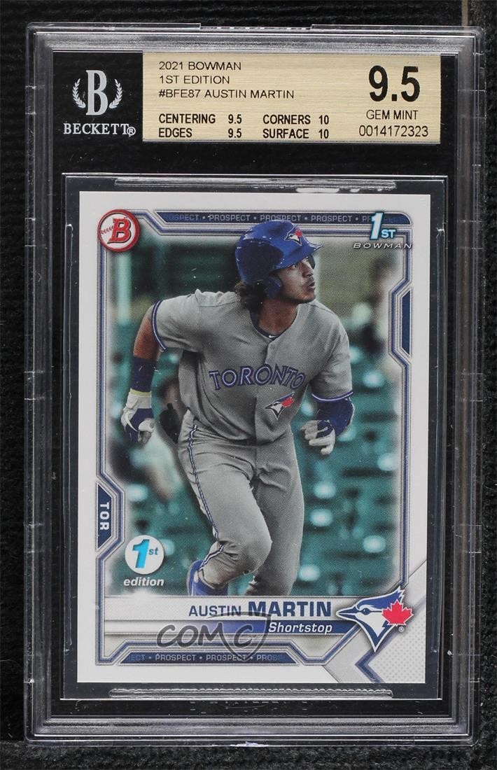 2021 Bowman 1st Edition Austin Martin #BFE-87