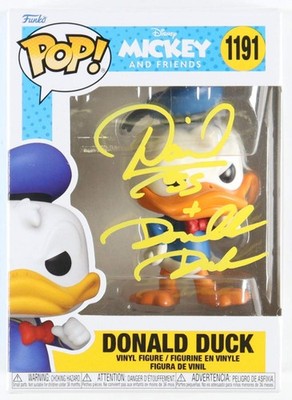 Daniel Ross Signed (JSA) ''Mickey And Friends'' #1191 Funko Pop! Inscribed ''Donald