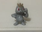 Vintage Pokemon Tomy Machop Figure Gray Plastic Mini Toy Anime Manga Collectible